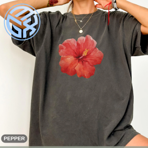 Comfort Colors Hibiscus Flower Y2K Shirt Graphic Hibiscus Print 2 Comfort Colors Hibiscus Flower Y2K Shirt Graphic Hibiscus Print