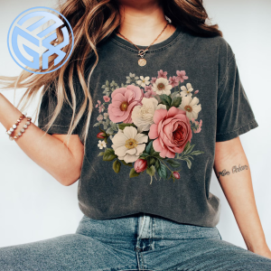 Boho Wildflowers Cottagecore Shirt Flowers Cottagecore Shirt