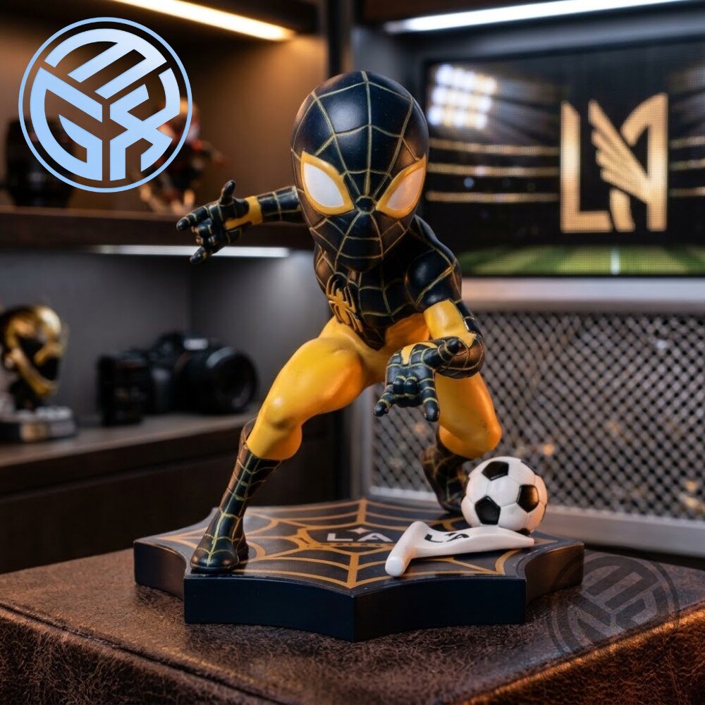 Marvel Night x LA Galaxy Spider-Man Brand New Figure 2026 Marvel Night x LA Galaxy Spider-Man Collectible Figure 2026 – image 2 of 3