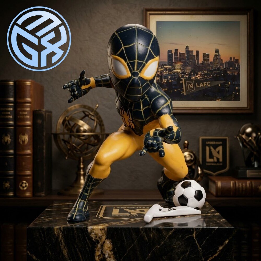 Marvel Night x LA Galaxy Spider-Man Brand New Figure 2026 Marvel Night x LA Galaxy Spider-Man Collectible Figure 2026 – image 3 of 3